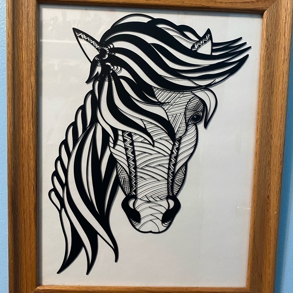 Abstract Horse Photo